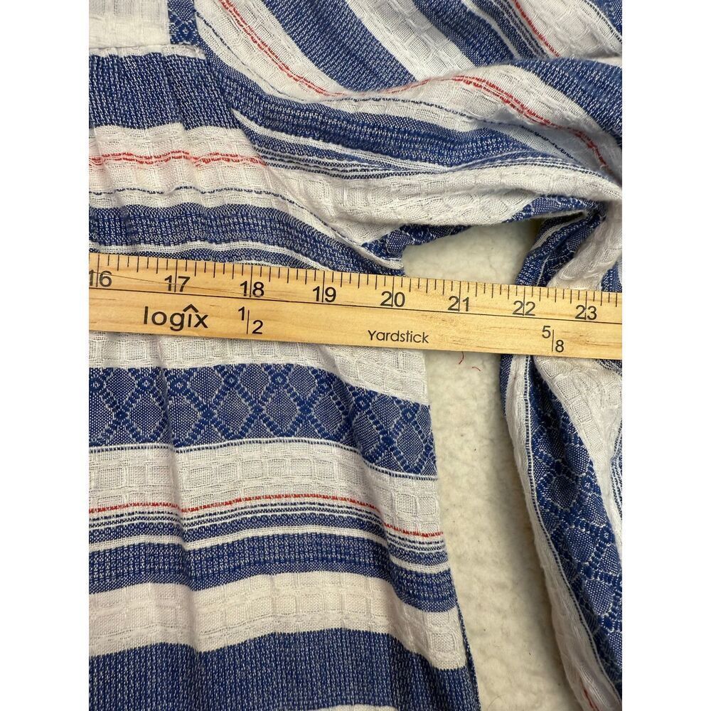 dRA Los Angeles Maxi Dress Tiered‎ Cotton Anthro Brand Striped Cottagecore Sz M - Picture 4 of 11